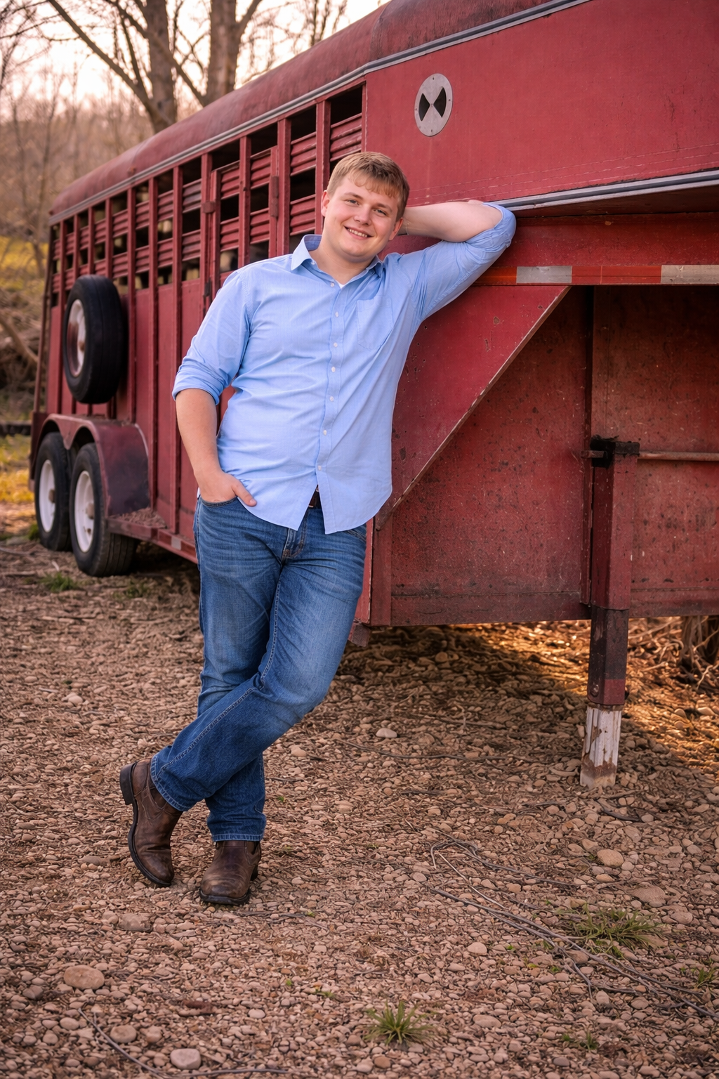 Portrait session on the farm
